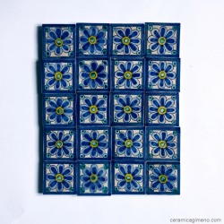 20 azulejos 7,5x7,5 cm